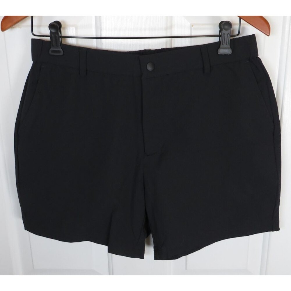 Bearbottom Performance Chino Tech Shorts Size Medium 5.5" Inseam Black